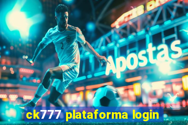 ck777 plataforma login